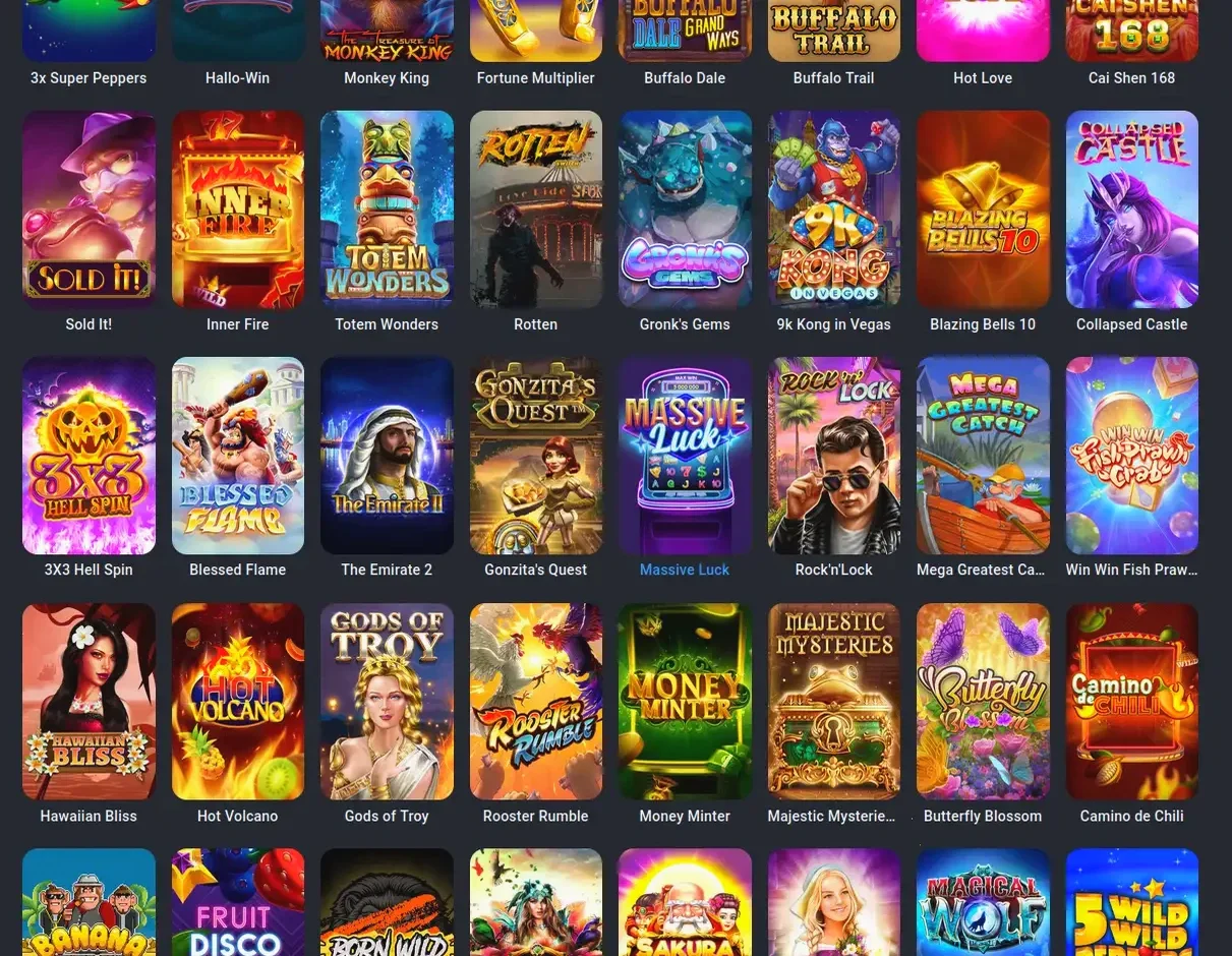 Loki App auf Smartphone mit Spielauswahl